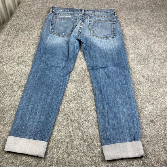 Fidelity light wash rolled ankle denim Jeans Size 30 - Picture 6 of 12